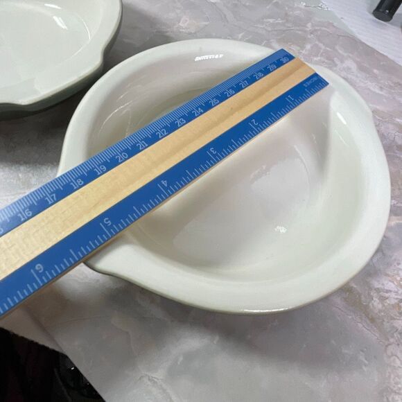 Lot of 2 HALL 512 made in USA Au gratin dishes - Picture 6 of 6